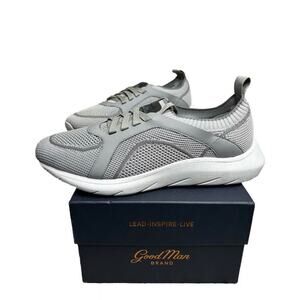 Good Man Brand NIB Knit Trainers Gray Size 12 Made in Italy MSRP $298